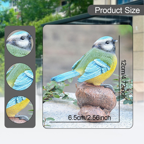 Decoración De Figuras De Pájaros Mini Macetas De Flor En