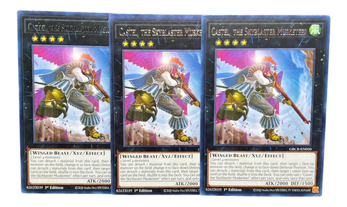 Castel The Skyblaster Musketeer Yugioh! Inglés Raro