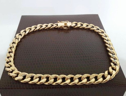 Imagem 4 de 4 de Pulseira Grumet 10 Gramas 6mm Ouro 18k 750