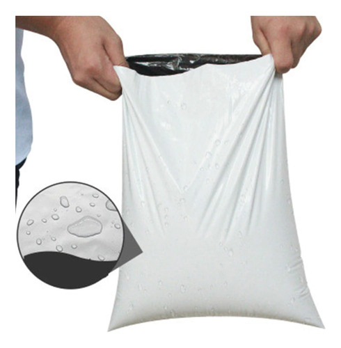 Saco Segurança Livre 12x18 500 Branco Lacre