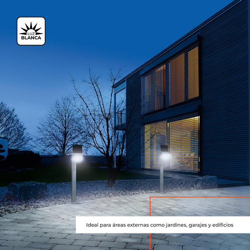 Reflector Led Exterior 50w Canchas Futbol Padel Black+decker Negro Pack X10 Fria