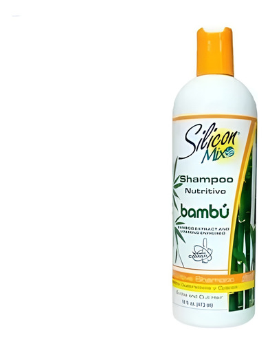 Silicon Mix Bambú Shampoo 473ml P Cabelos Fortes E Saudáveis