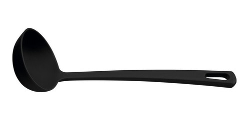 Imagen 2 de 4 de Cucharon Tramontina Nylon Utilita Negro