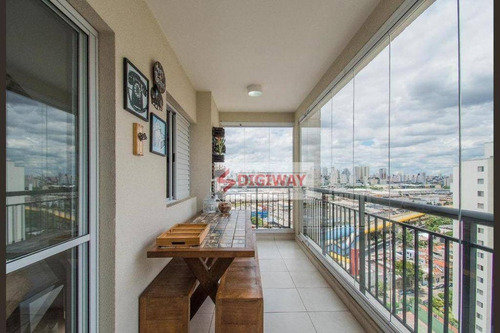 Imagem 7 de 30 de Lindo Apartamento, Com Varanda Gourmet E Lazer Total. - Ap2206