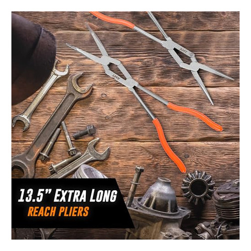 American Mutt Tools Juego De Alicates De Punta Fina De Doble