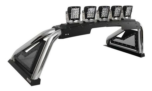 Go Rhino Sport Bar 2.0 + Actuador Inox Toyota Hilux 16-21