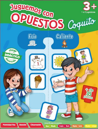 Juego Didactico Coquito Juguemos Con Opuestos Estimulacion