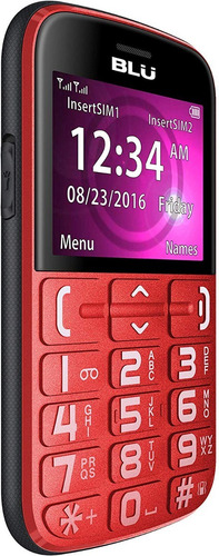 Celular Blu Joy Tecla Grandes Sos Emergência Dual Sim