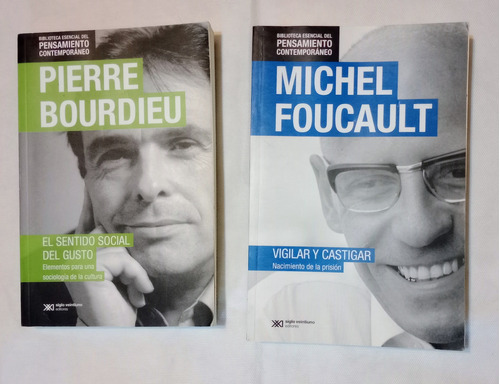 Libros Michael Focault Y Pierre Bourdieu