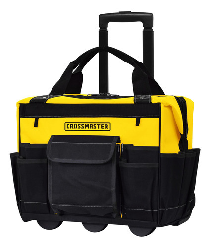 Bolso Porta Herramientas 440x260x410mm Crossmaster 9930974 Color Amarillo