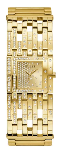 Reloj Para Mujer Guess Color Blanco Heiress Color Del Bisel Dorado Color  Del Fondo Dorado