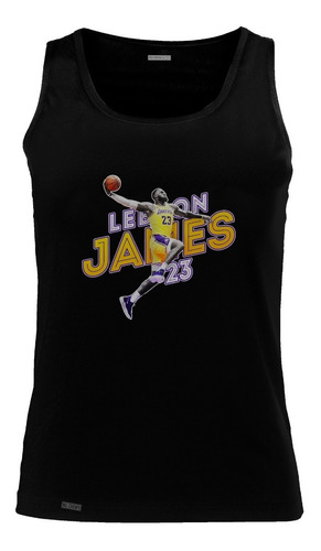 Camiseta Lebron James 23 Lakers Basket Basketball Hombre Sbo