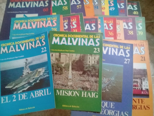  Cronica Documental De Las Malvinas - 42 Fasciculos De 60