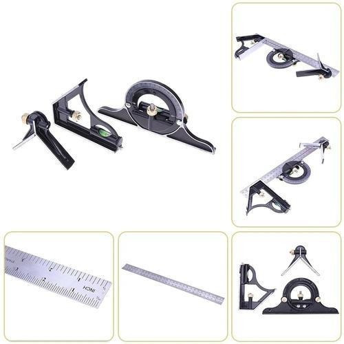 Escuadra Aluminio 3 En 1 Combinada Multifuncion Ruhlmann