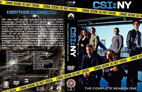 Csi Ny - As 9 Temporadas Legendadas Com Caixinhas E Encartes