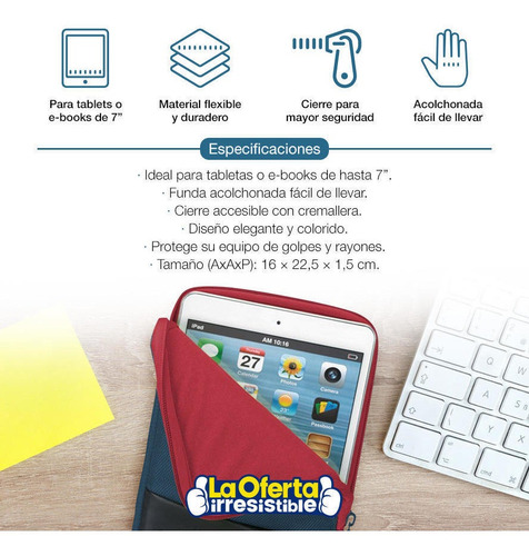 Funda Genius Gs-720 Para Tablet O Kindle De 7' Loi Chile