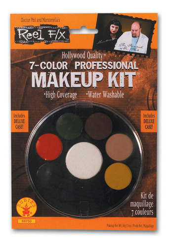 Kit De Maquillaje Profesional De 7 Colores Con Carrete F/x .