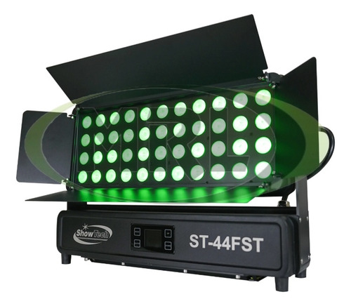 4 Ribalta Wash Light P5 Led Outdoor 44x12w Rgbw Com Case Dj