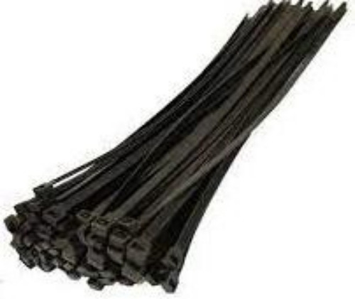 Tirrap O Tirraje Negro 7x250mm De 50pcs Al Mayor Y Detal