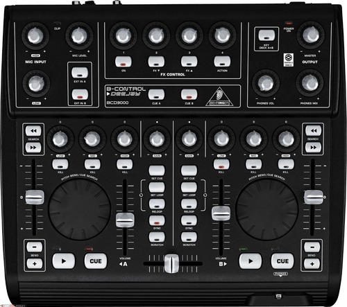 Controlador Dj Behringer Bcd3000 Usb Mezclador Envio Cuota