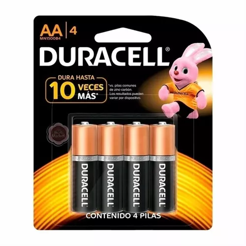 Pilas Duracell AA Recargable X2 Unidades - Sweet Market