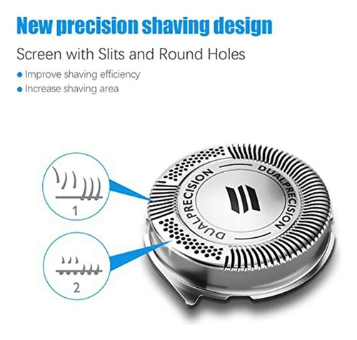 Cuchilla Hq8 For Cabezales De Repuesto Philips Norelco Aqua