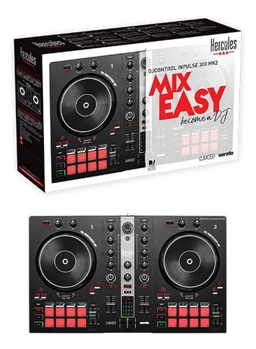Controlador Dj Hercules Inpulse 300 Mk2 Djcontrol 2 Canales