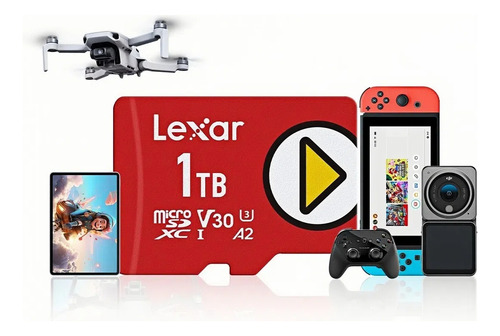 Lexar Micro Sd 1tb Para Nintendo Switch, Tarjeta De Memoria Oficial Con Transferencia De Datos De Alta Velocidad, Ideal Para Juegos Y Archivos De Gran Tama
