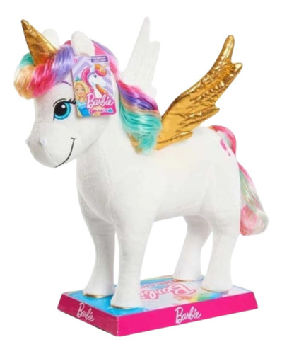 Unicornio Arcoiris Barbie Dreamtopia Peluche 40cm Unicorn