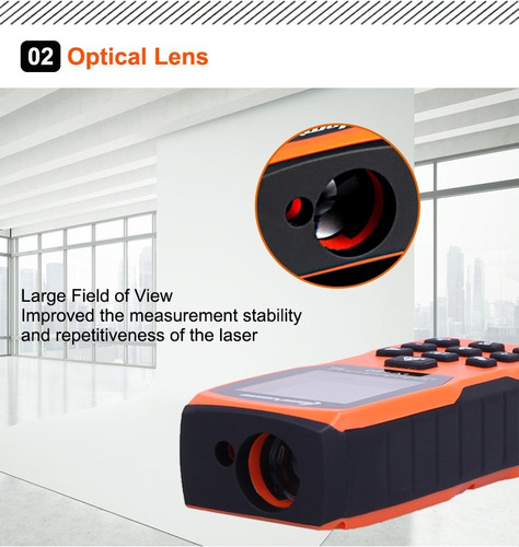 Imagen 4 de 5 de Medidor De Distancia Laser Wincha Laser- Lomvum - 50 Metro