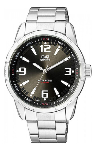 Reloj Para Hombre Q&q Q888j205 Q888j205y Plateado