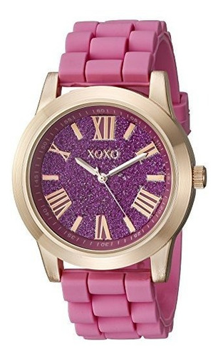 Reloj Mujer Xoxo Xo8086 Rosado/acero Rosa