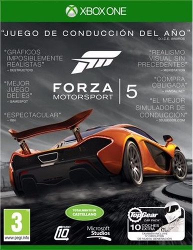 Juego Xbox One Microsoft Forza 5 Goty Fisico Sellado Español