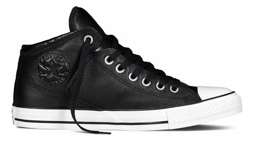 Zapatilla Hombre Cuero Converse Ct High Street 149426c Negro