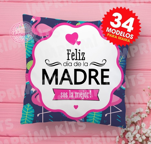 Plantillas Almohadones Regalo Dia De La Madre Sublimar Mamá