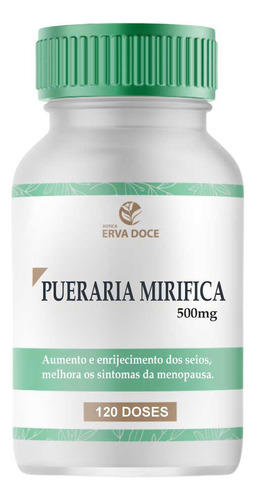 Pueraria Mirifica 500mg 120 Cápsulas