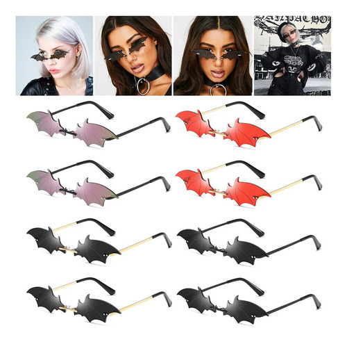 Gafas Sol Para Mujer Con Forma Murciélago, Gafas So