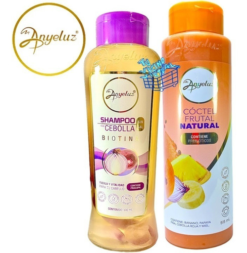 Shampoo Y Coctel De Frutas Anye - mL a $91