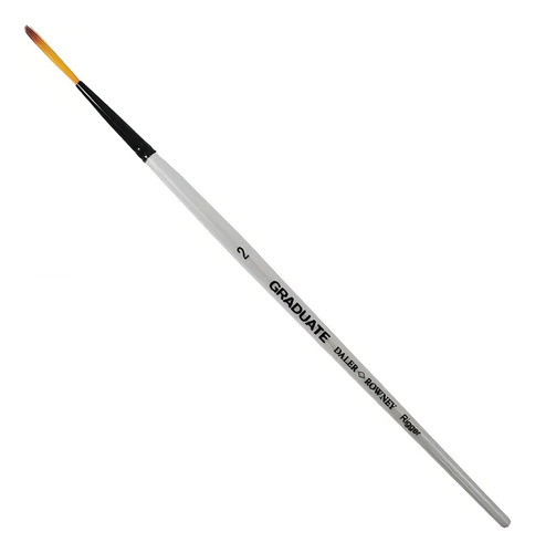 Cepillo largo Daler Rowney Graduate Rigger Liner, 2 cerdas sintadas, color beige