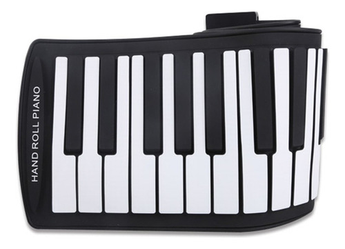 Portátil 61 Teclas Flexible Roll-up Piano Usb Midi Electróni