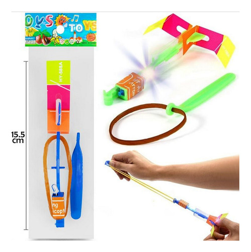 10 Flecha Luz Led Resortera Juguete Piñata Bolo Premio Rega