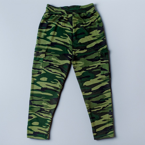 Pantalón Jogger Camuflaje Mujer Casual Con Bolsillos Cargo