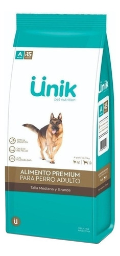 Unik Adulto Mediano Y Grande X15 Kg