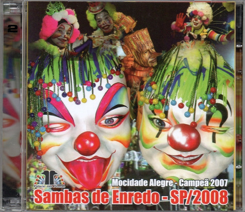 Cd Sambas De Enredo Sp/2008 Sony Music