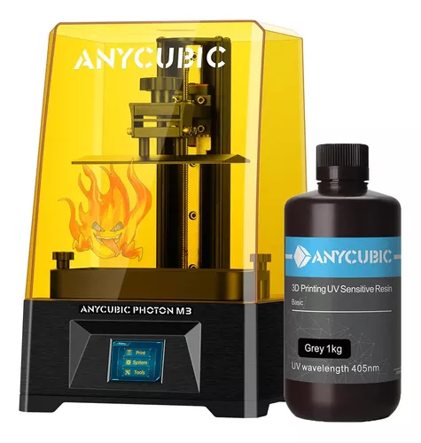 Anycubic Water-wash Resin impresoras 3d Resina lavable al agua 365-405nm  para Lcd Dlp Photon M3 Plus Max 7k Mono 6k Impresión