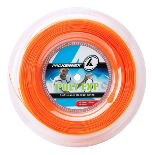 Corda Prokennex Poly Exp 16l 1.25mm Rolo 200 Metros Laranja
