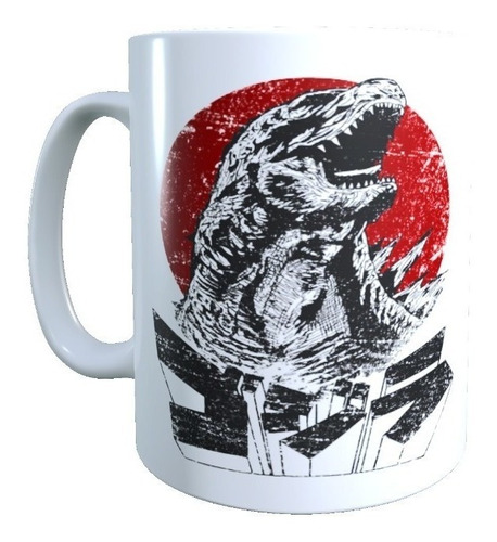 Tazon Diseño Godzilla Clasico Cine Diseño 2