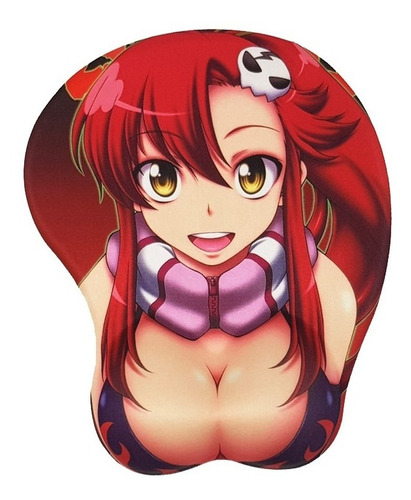 Gurren Lagann Yoko Mouse Pad 3d Anime Silicón Gaming Tengen 