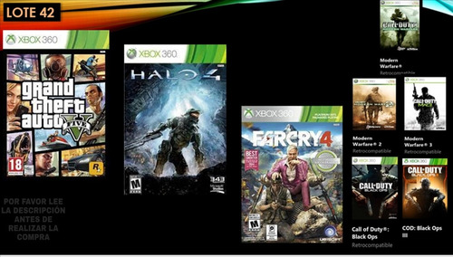 Halo 4 Juegos Xbox 360 Originales Pack 42 (Usado)