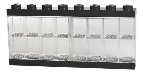 Room Copenhagen Lego Display Case 16 Negro, Grande